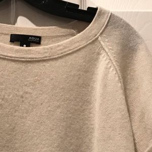 Aqua cashmere sweater